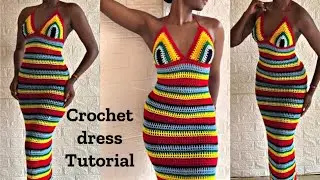 Crochet summer mesh dress | beginner friendly crochet dress