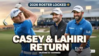 Crushers GC Lock In 2026 Roster | Paul Casey & Anirban Lahiri Re-Sign | LIV Golf News