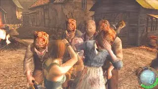 #119 Jill VS Dr.Salvadors&rsquo; Army [Knife Only] | RE4: UHD (2014)