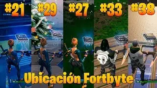 Ubicaci&oacute;n Fortbyte's 21, 29, 27, 33, 94, 28 y 38 + Misterio Resuelto | Fortnite Temporada 9