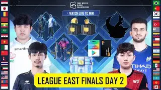 [EN]&nbsp;PMGC&nbsp;2021&nbsp;League&nbsp;East&nbsp;|&nbsp;Finals&nbsp;Day&nbsp;1&nbsp;|&nbsp;PUBG&nbsp;MOBILE&nbsp;Global&nbsp;Championship