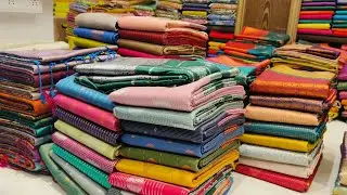 ಪ್ಯೂರ್ ಕಾಂಚಿಪುರಂ ರೇಷ್ಮೆ ಸೀರೆಗಳು chickpet banglore wholesale silk sarees kanjivaram bridal silk