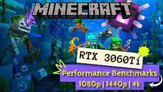 Minecraft RTX 3060 Ti Benchmarks 4K [TUF GAMING RTX 3060 Ti OC 8G]