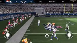 Madden mobile Zeke flip into end zone