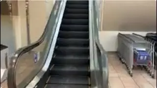 【三菱】2X エスカレーター　うすい百貨店 2X escalator Usui Hyakkaten departoment store Koriyama Fukushima Japan