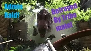 Betrayed by own tribe mate & Raiding Admins//ARK//