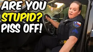 Idiot Female Sergeant & Investigator Get OWNED! YOU'RE A SERVANT ID Refusal - 1st Amendment Audit