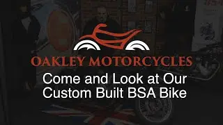 Come and Look at Our Custom Built BSA Bike