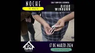Diego Winburn Street Magic: Noche de Magia a beneficio de The Palapa Society