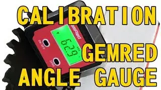 GemRed Digital Angle Gauge Calibration