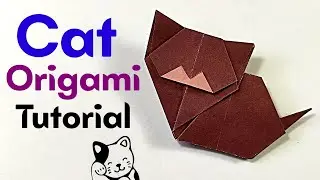Origami Cat 🐱How to fold a paper Cat 🐈 Easy Origami Cat 😺 Onix Origami