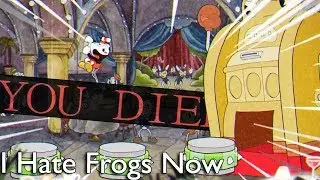 The Worst Cuphead Player VS A Stupid SLOT MACHINE FROG THING