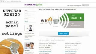 Netgear EX6120 Wi-Fi extender dual band &bull; Admin panel login and settings overview