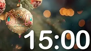 15 Minute Christmas Countdown Timer With LoFi Music 🎄⏳ (4K)