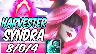 DARK HARVEST SYNDRA FULL BURST | New Build & Runes | League of Legends