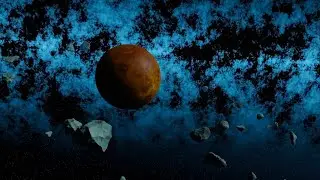 Calm Piano in a Distant Blue Galaxy | Soothing Cosmic Relaxation