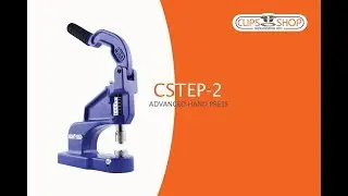 ClipsShop's next-generation Advanced Hand Press CSTEP-2  for Eyelet / Grommet attaching