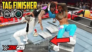 50 Best Ever Tag Team Finishers in WWE 2K25 !!!
