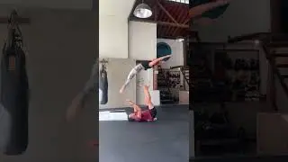 Reverse Handspring - Icarian Pop Acroyoga - The Acroyoga Show #shorts