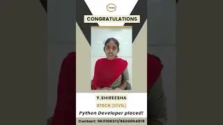 Student Successfully Placed | Java Full Stack Development | Jspiders Marathahalli | Y SHIREESHA