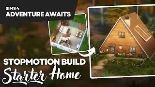 Sims 4 ADVENTURE AWAITS Starter Home 🦜 Stopmotion Build | No CC