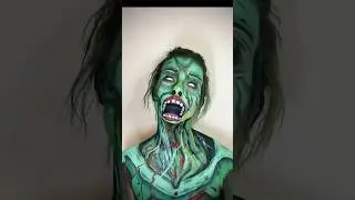 What if there were A.I zombies? #zombiemakeup #zombies #robots #AI #robotmakeup #transformme #elon