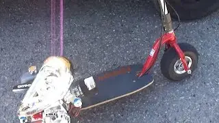 Ferrari Go-Ped Top Speed Run #2 60.5 MPH!!!!