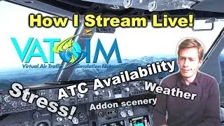How a VATSIM Live Full Flight is Made! By AviationPro