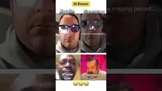 iPhone ai vs Samsung ai☠️#samsung #apple #s25ultra #16promax #smartphone #aivsai #automobile #tech