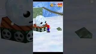 Super Mario 64 Walkthhrough Series Cool, Cool Mountain Stars Snowman's Lost his Head #supermario64