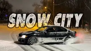 Stormy Night Street Drift | BMW E46 POV