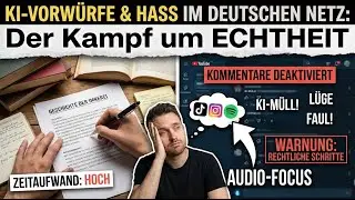 KI-Vorwürfe und Hass im Deutschen Netz - Der Kampf um Echtheit