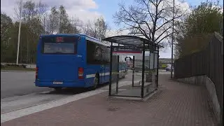Sweden, bus 677 ride from Norrt&auml;lje to Rimbo