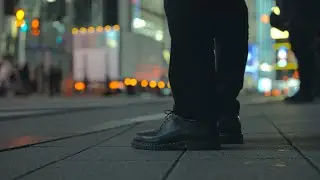 Soles in Japan 4K｜Paraboot  CHAMBORD｜Night Walk in Shinjuku｜French Leather in Tokyo Lights #relaxing