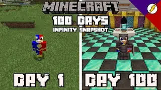 I Survived 100 Days In The Minecraft April Fool&rsquo;s Update... | Survival Challenge