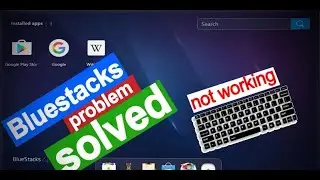 key boad is not working  bluestack free fire