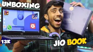 JioBook Unboxing & Hands-on Review Android Laptop With Jio OS ⚡For Gaming or Editing! OMG 🤯