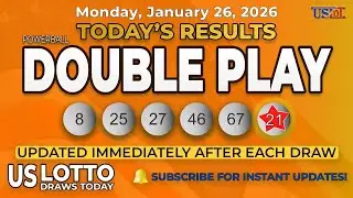 Powerball Double Play Results Today &ndash; Latest Winning Numbers for Monday, January 26, 2026