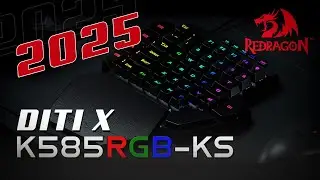 REDRAGON DITI X (K585RGB-KS) WIRELESS | Configuraci&oacute;n de macros Manual y Software