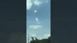 Strange cloud filmed in Burlington Vermont United States