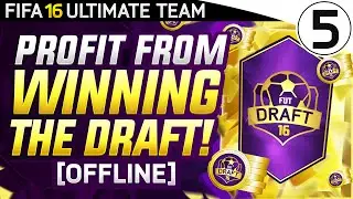 DRAFT PACK GLITCH!? PROFIT FROM WINNING THE FUT DRAFT! [OFFLINE] 5/5 - FIFA 16 Ultimate Team
