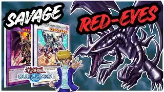 OP RED-EYES FUSION SYNCHRO DECK DUEL LINKS | DRAGOON + SAVAGE DRAGON RANKED GAMEPLAY