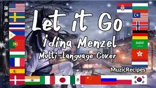 「MuzicRecipes - NightCore Idina Menzel 」 &rarr;  Let it GO 25 Multilanguage Cover(Lyrics Video)