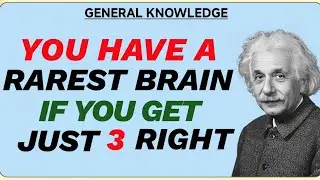 🧠 YOU HAVE A RAREST BRAIN IF YOU GET JUST 3 RIGHT! | Hard Quiz