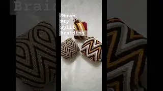 Strap dengan tehnik Ply Split Braiding, bisa utk tali tas atau ikat pinggang #strap #shofygambenthel
