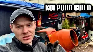 THE NEW KOI POND BUILD CONTINUES!!!! BUT ITS LOOKING GOOD