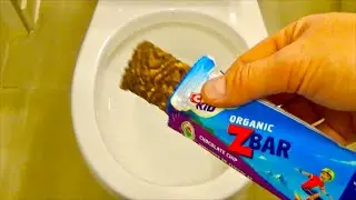 Will it Flush? - Energy Candy Bar - Organic Z Bar - Chocolate Chip