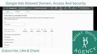 How To Enable Allowed Email Domain Google Ads Access And Security