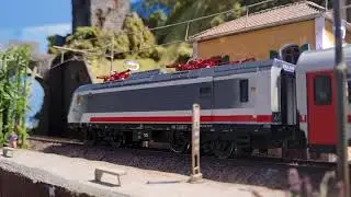 E464.218 Sound livrea Intercity sun + carrozze.