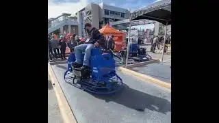 Boren Super Trowel's Air Rider World of Concrete